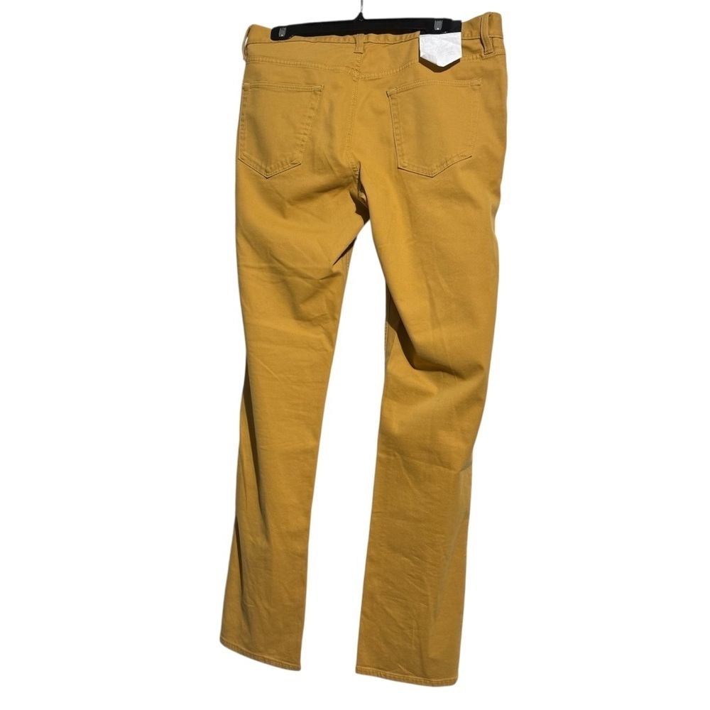Banana Republic Traveler Jeans – Men’s 34x34 – Mustard Yellow - Slim Fit - NWT - Picture 2 of 14